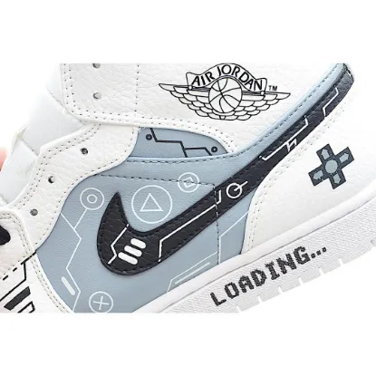 Picture of Air Jordan 1 Mid Video Game Series AJ Mid Basketball Shoes
