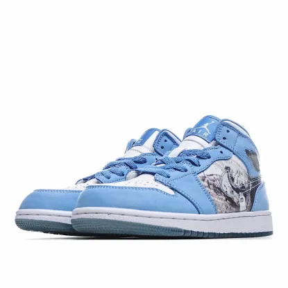 Picture of Air Jordan 1 Retro Alpha 'White University Blue'