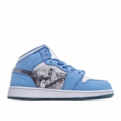 Picture of Air Jordan 1 Retro Alpha 'White University Blue'