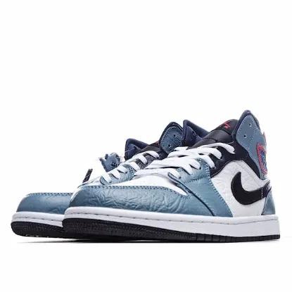 Picture of Facetasm x Air Jordan 1 Mid 'Fearless'