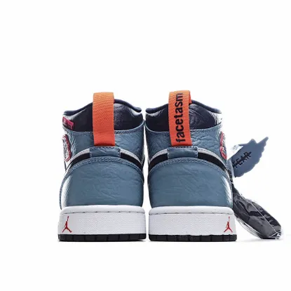 Picture of Facetasm x Air Jordan 1 Mid 'Fearless'