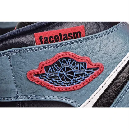 Picture of Facetasm x Air Jordan 1 Mid 'Fearless'