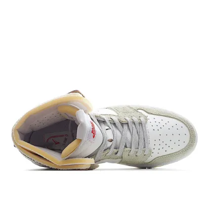 Picture of Wmns Air Jordan 1 High Zoom Comfort 'Olive Aura'