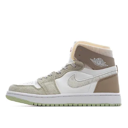 Picture of Wmns Air Jordan 1 High Zoom Comfort 'Olive Aura'