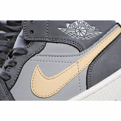 Picture of Wmns Air Jordan 1 Mid 'Iron Grey Onyx'