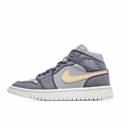 Picture of Wmns Air Jordan 1 Mid 'Iron Grey Onyx'