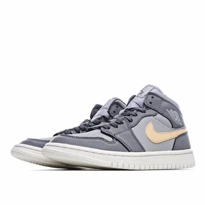 Picture of Wmns Air Jordan 1 Mid 'Iron Grey Onyx'