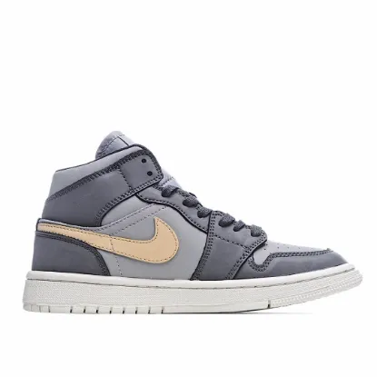 Picture of Wmns Air Jordan 1 Mid 'Iron Grey Onyx'