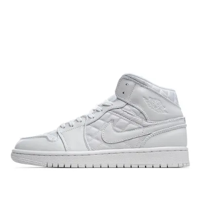 Picture of Wmns Air Jordan 1 Mid SE 'White Quilted'