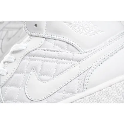 Picture of Wmns Air Jordan 1 Mid SE 'White Quilted'