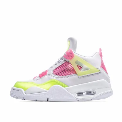 Picture of Air Jordan 4 Retro GS 'Lemon Venom'