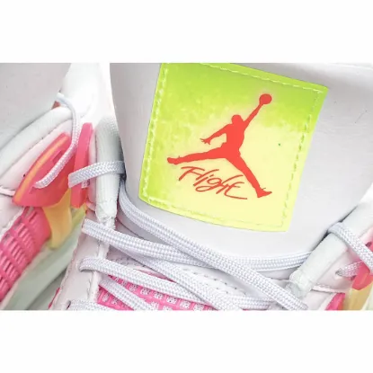 Picture of Air Jordan 4 Retro GS 'Lemon Venom'