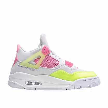 Picture of Air Jordan 4 Retro GS 'Lemon Venom'