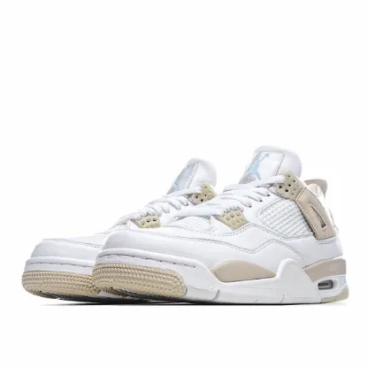 Picture of Air Jordan 4 Retro GS 'Linen'