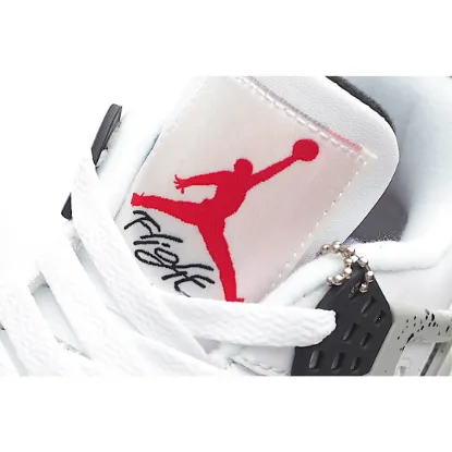 Picture of Air Jordan 4 Retro OG 'White Cement' 2016