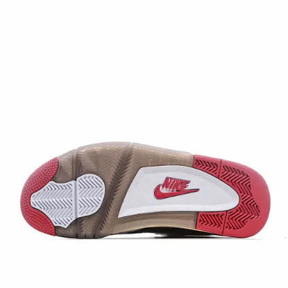 Picture of Air Jordan AJ4 RetroCream Cicada Wing Black Gray Red