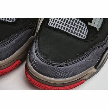 Picture of Air Jordan AJ4 RetroCream Cicada Wing Black Gray Red