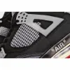 Picture of Air Jordan AJ4 RetroCream Cicada Wing Black Gray Red