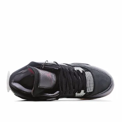 Picture of Air Jordan AJ4 RetroCream Cicada Wing Black Gray Red