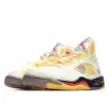 Picture of Off-White x Air Jordan 5 SP 'Sail'