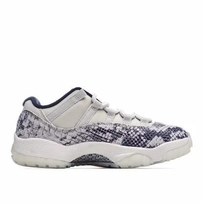 Picture of Air Jordan 11 Retro Low 'Light Bone Snakeskin'