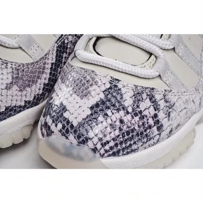 Picture of Air Jordan 11 Retro Low 'Light Bone Snakeskin'