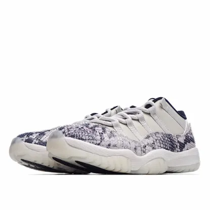 Picture of Air Jordan 11 Retro Low 'Light Bone Snakeskin'
