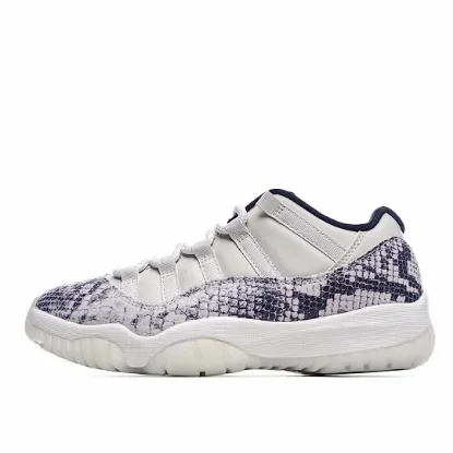 Picture of Air Jordan 11 Retro Low 'Light Bone Snakeskin'