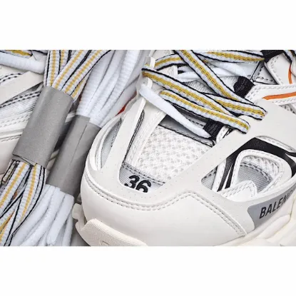 Picture of Balenciaga Sneaker Tess s.Gomma MAILLE WHITE/ORANGE