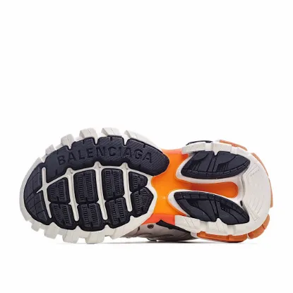 Picture of Balenciaga Sneaker Tess s.Gomma MAILLE WHITE/ORANGE