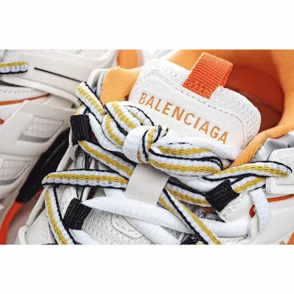 Picture of Balenciaga Sneaker Tess s.Gomma MAILLE WHITE/ORANGE