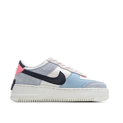 Picture of Nike Air Force 1 Shadow Blue Pink Green