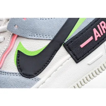 Picture of Nike Air Force 1 Shadow Blue Pink Green