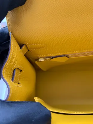 Picture of stockKelly amber yellow gold and silver buckle bag: size:25cm*28cm