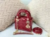 Picture of Mini LadyDior handbag in patent leather Detail