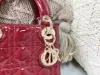 Picture of Mini LadyDior handbag in patent leather Detail